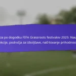 Prakse trajnosti na festivalih FIFA Grassroots 2025: okolju prijazne pobude, vpliv na skupnost, povratne informacije