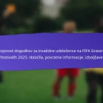 Vloga skupnostnih voditeljev na FIFA Grassroots festivalih 2025: Vključenost, vpliv, rezultati