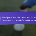 Vpliv lokalne kulture na FIFA Grassroots festivale 2025: tradicije, aktivnosti, vključevanje skupnosti