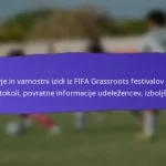 Iniciative za zdravje skupnosti povezane s festivali FIFA Grassroots 2025: programi, rezultati, angažma